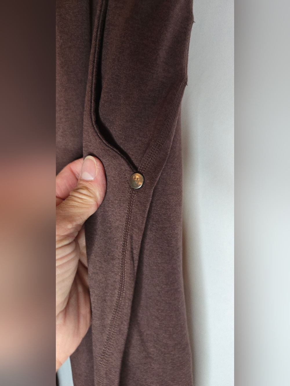 Vuori Ponto Performance Men's L 30" Brown Drawstring Lounge Straight Leg Pants - Picture 4 of 5